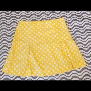 Yellow Polka Dot Gymboree Size 9 Skirt